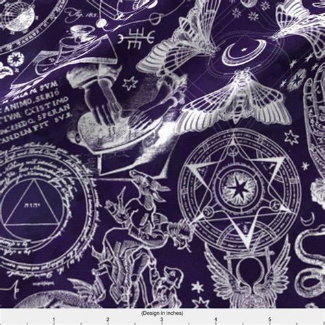 Sinister and occult fabric